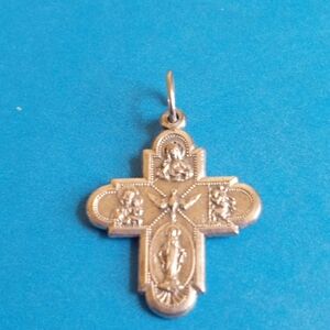 Made in Italy Religious Silver Pendant